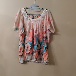 Beaded Flowy Top